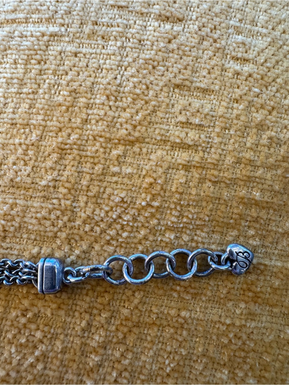 Brighton Silver Heart & Crystal Mesh Bracelet (Vintage) - Picture 3 of 8